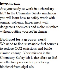 OL Lab 1-Chemistry Safety